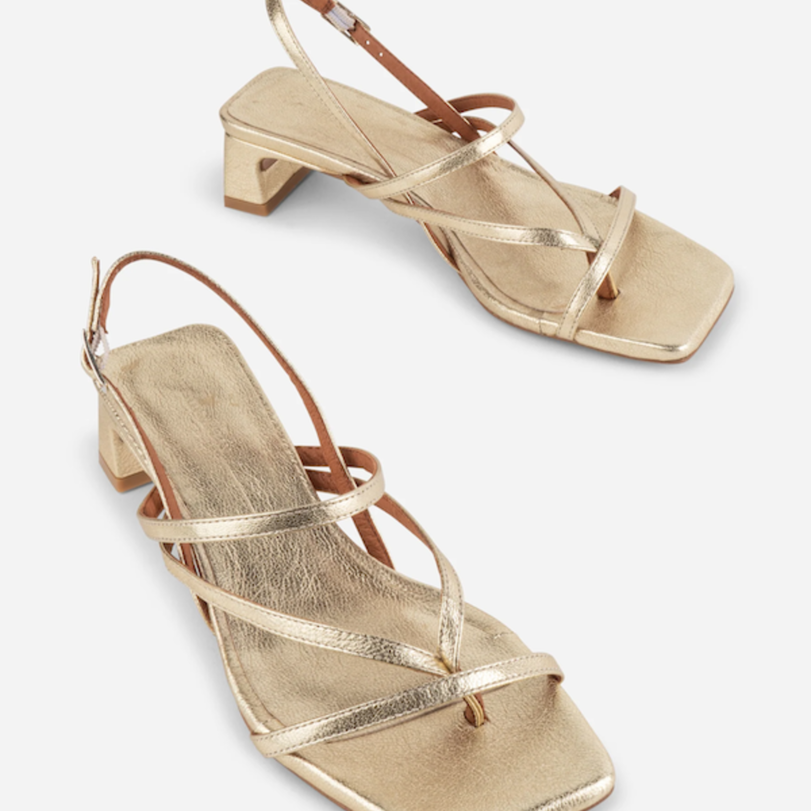 INTENTIONALLY BLANK PUP STRAPPY HEEL