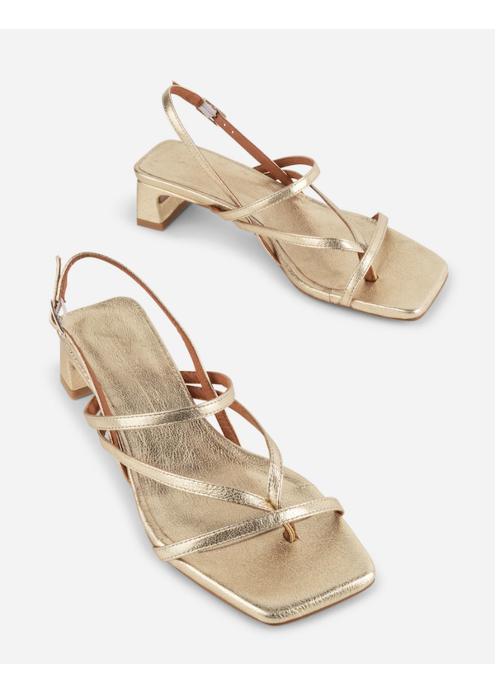 INTENTIONALLY BLANK PUP STRAPPY HEEL