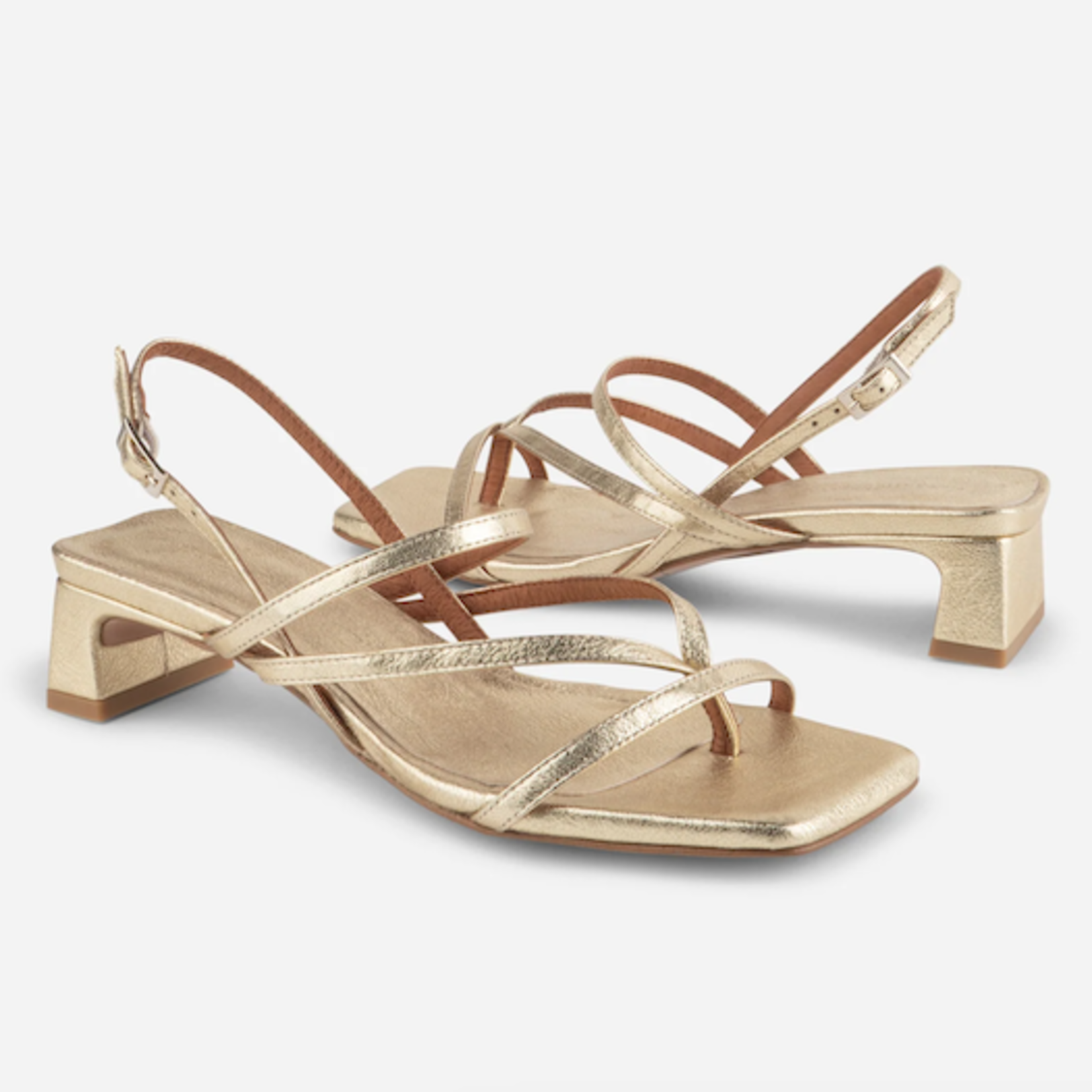 INTENTIONALLY BLANK PUP STRAPPY HEEL