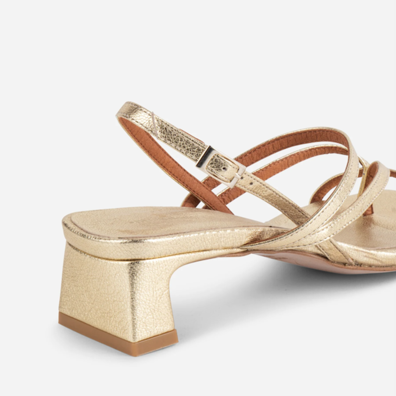 INTENTIONALLY BLANK PUP STRAPPY HEEL