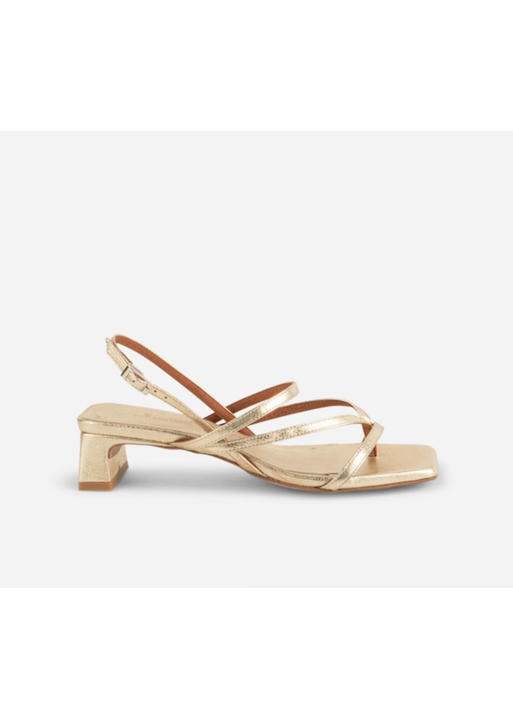 INTENTIONALLY BLANK PUP STRAPPY HEEL