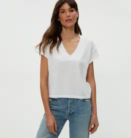 Michael Stars HARLAN CROPPED V-NECK TEE