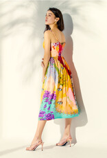 FALGUNI SPRING WHISPERS MIDI DRESS