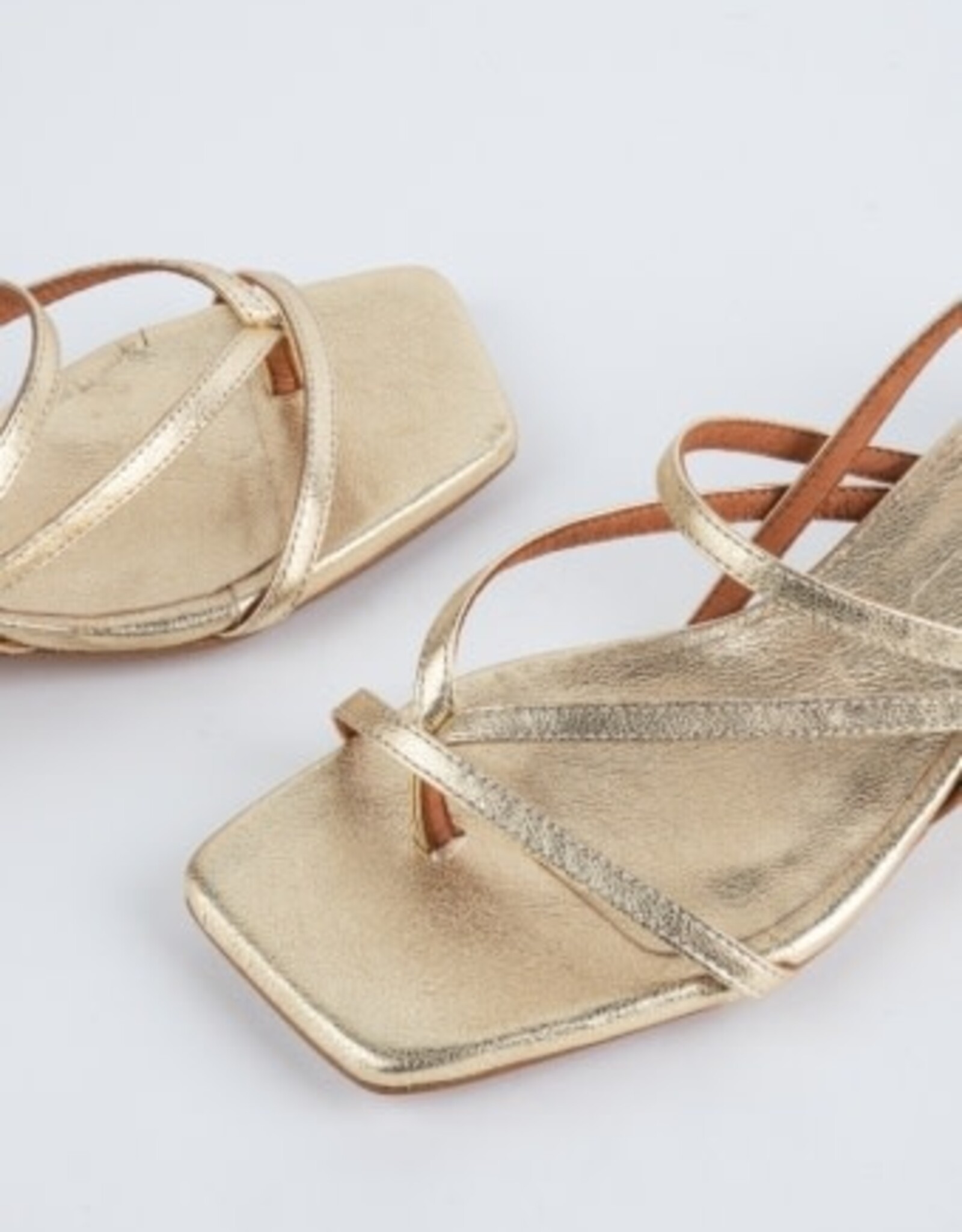 INTENTIONALLY BLANK PUP STRAPPY HEEL