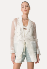 FORTE FORTE JACKET IN SILK ORGANZA