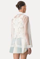 FORTE FORTE JACKET IN SILK ORGANZA