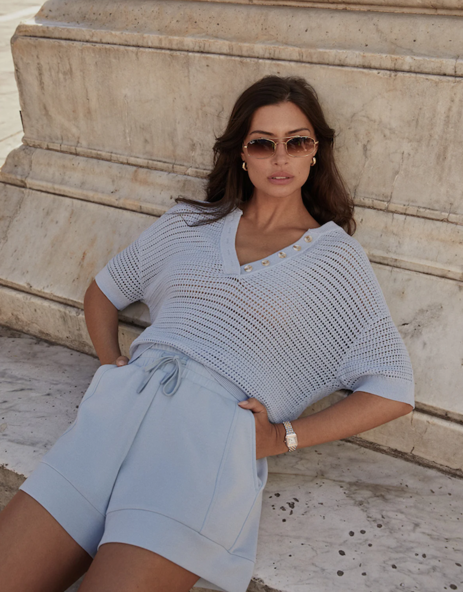 VARLEY CALLIE KNIT TOP