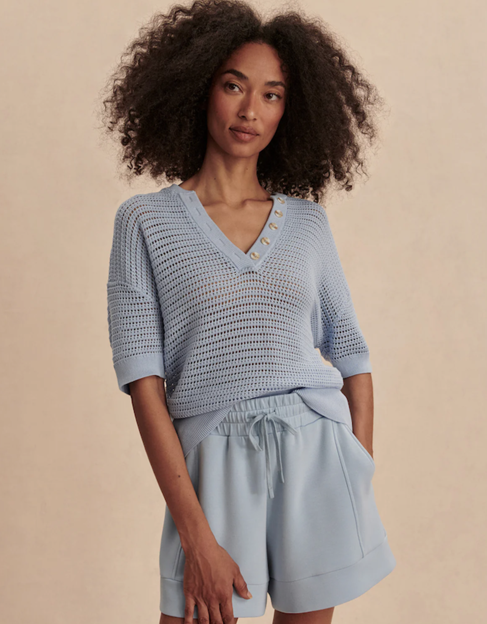 VARLEY CALLIE KNIT TOP