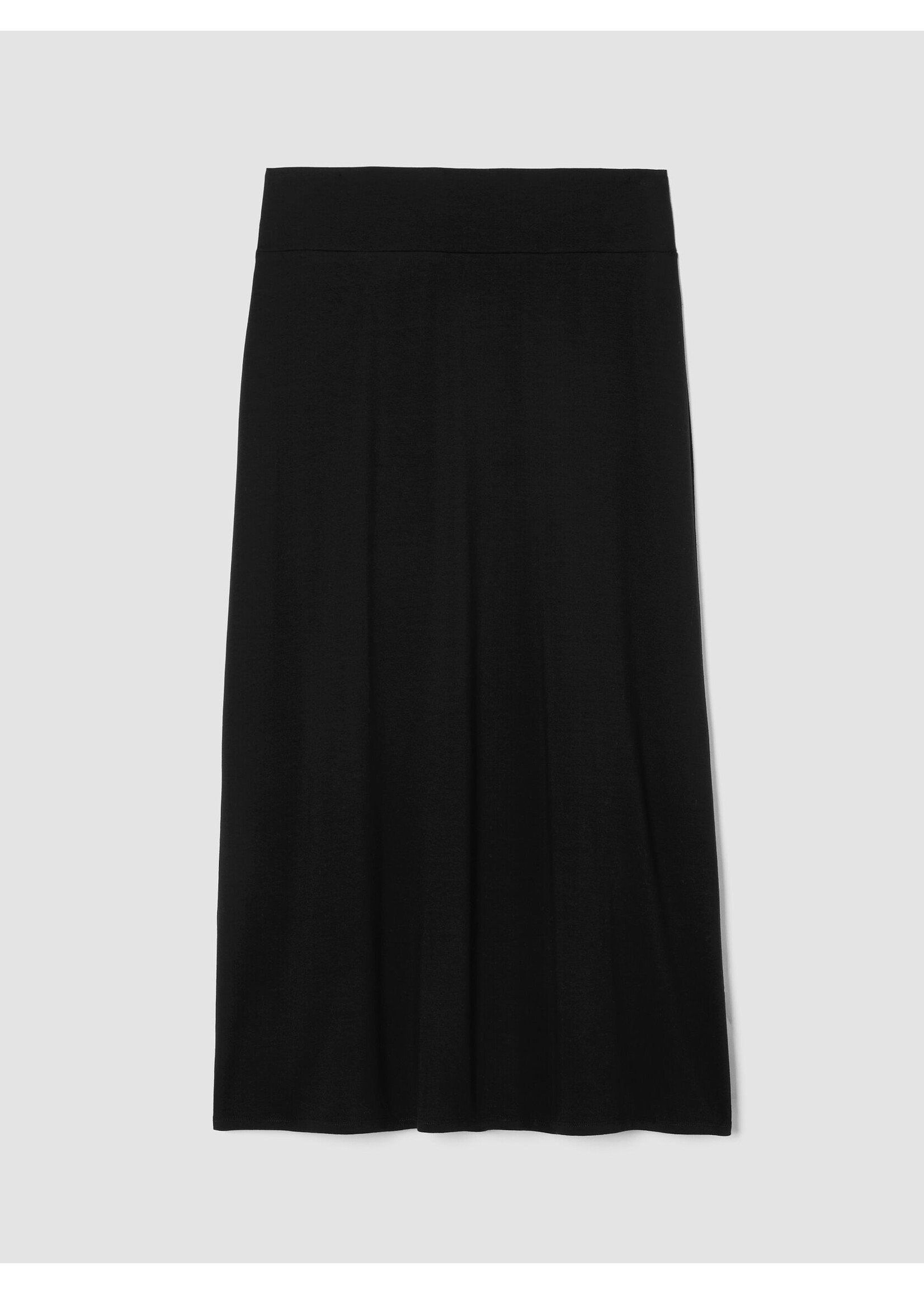 EILEEN FISHER STRETCH JERSEY A LINE SKIRT