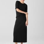 EILEEN FISHER STRETCH JERSEY A LINE SKIRT