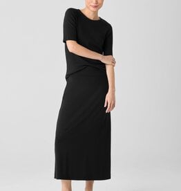 EILEEN FISHER STRETCH JERSEY A LINE SKIRT