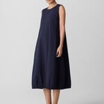 EILEEN FISHER COTTON LANTERN DRESS