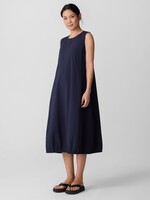 EILEEN FISHER COTTON LANTERN DRESS