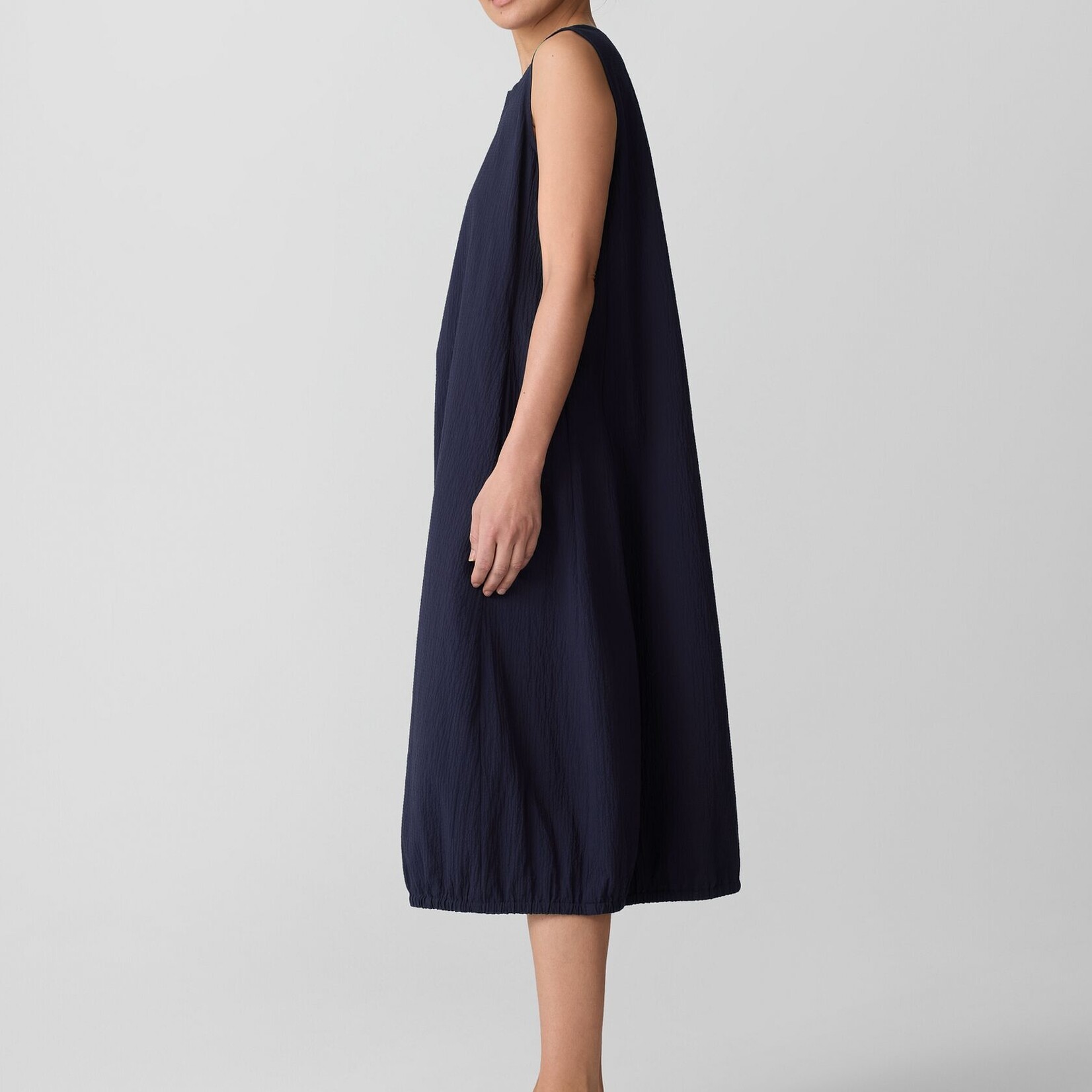 EILEEN FISHER COTTON LANTERN DRESS