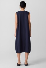 EILEEN FISHER COTTON LANTERN DRESS