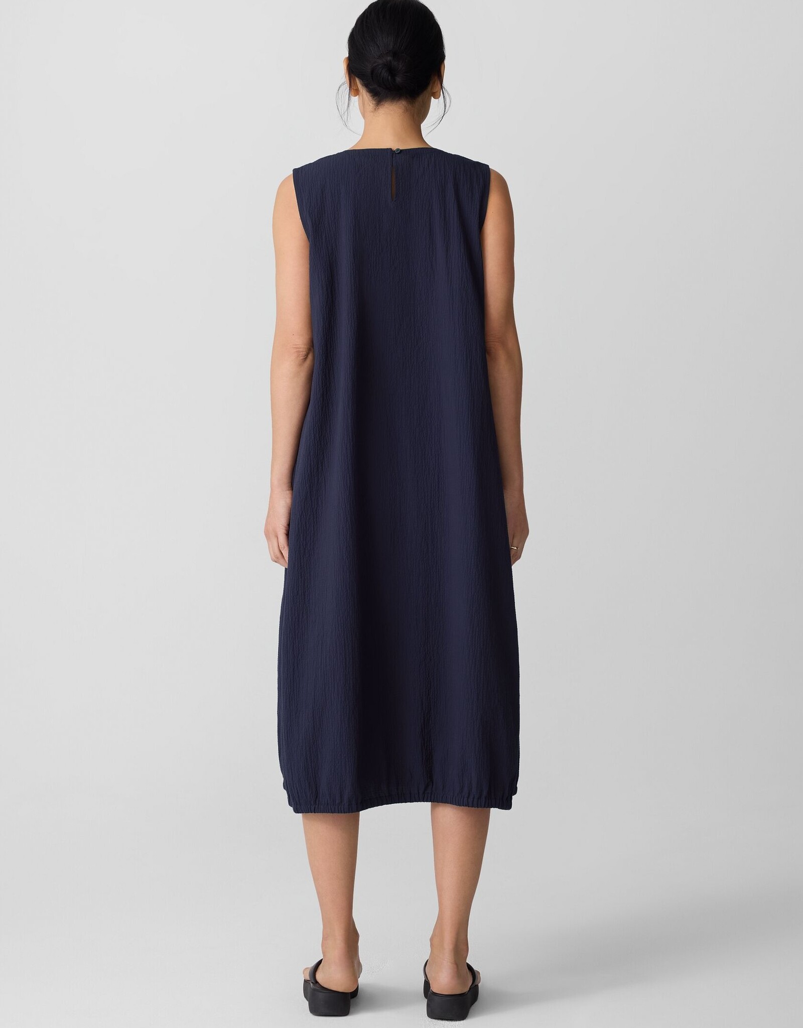 EILEEN FISHER COTTON LANTERN DRESS