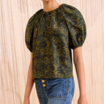 ULLA JOHNSON TAILE SILK BLOUSE