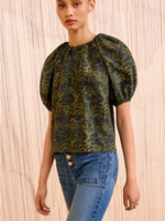 ULLA JOHNSON TAILE SILK BLOUSE