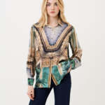 FALGUNI PALM AND PRISM SHIRT