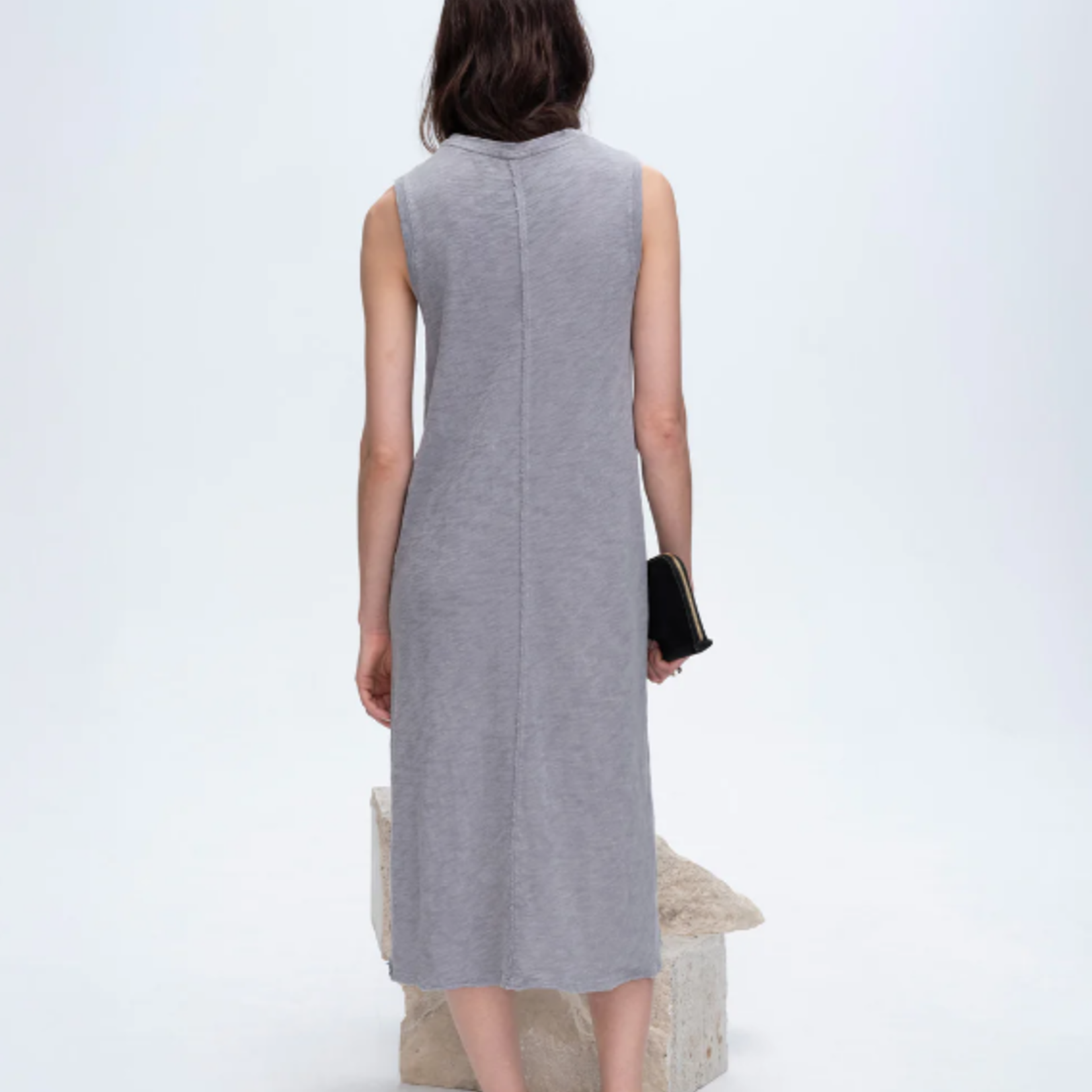 ATM SLEEVELESS MIDI DRESS