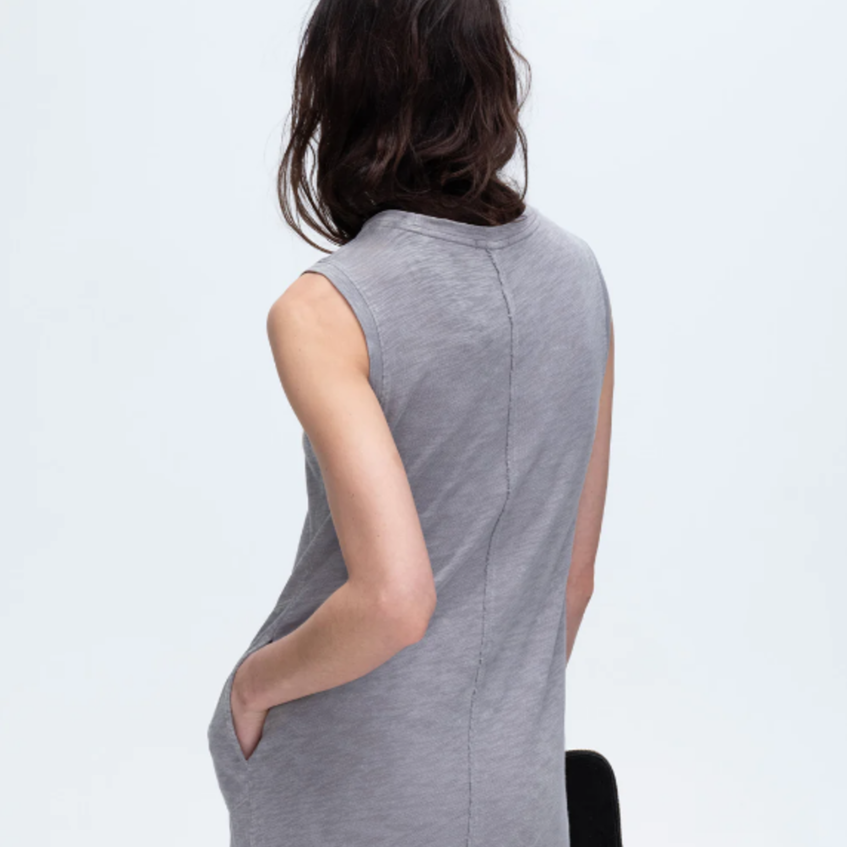 ATM SLEEVELESS MIDI DRESS