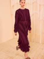 ULLA JOHNSON ASTRID KNIT SKIRT