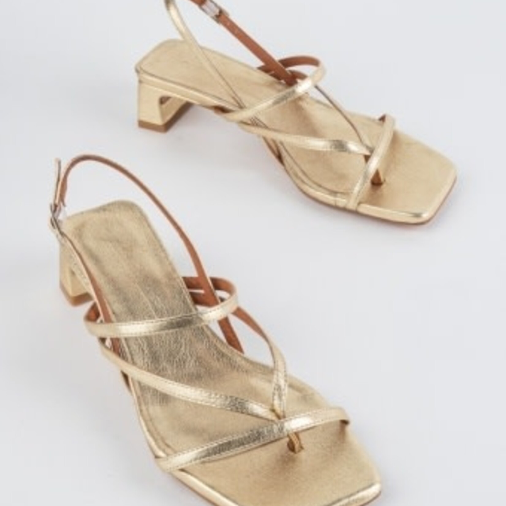 INTENTIONALLY BLANK PUP STRAPPY HEEL