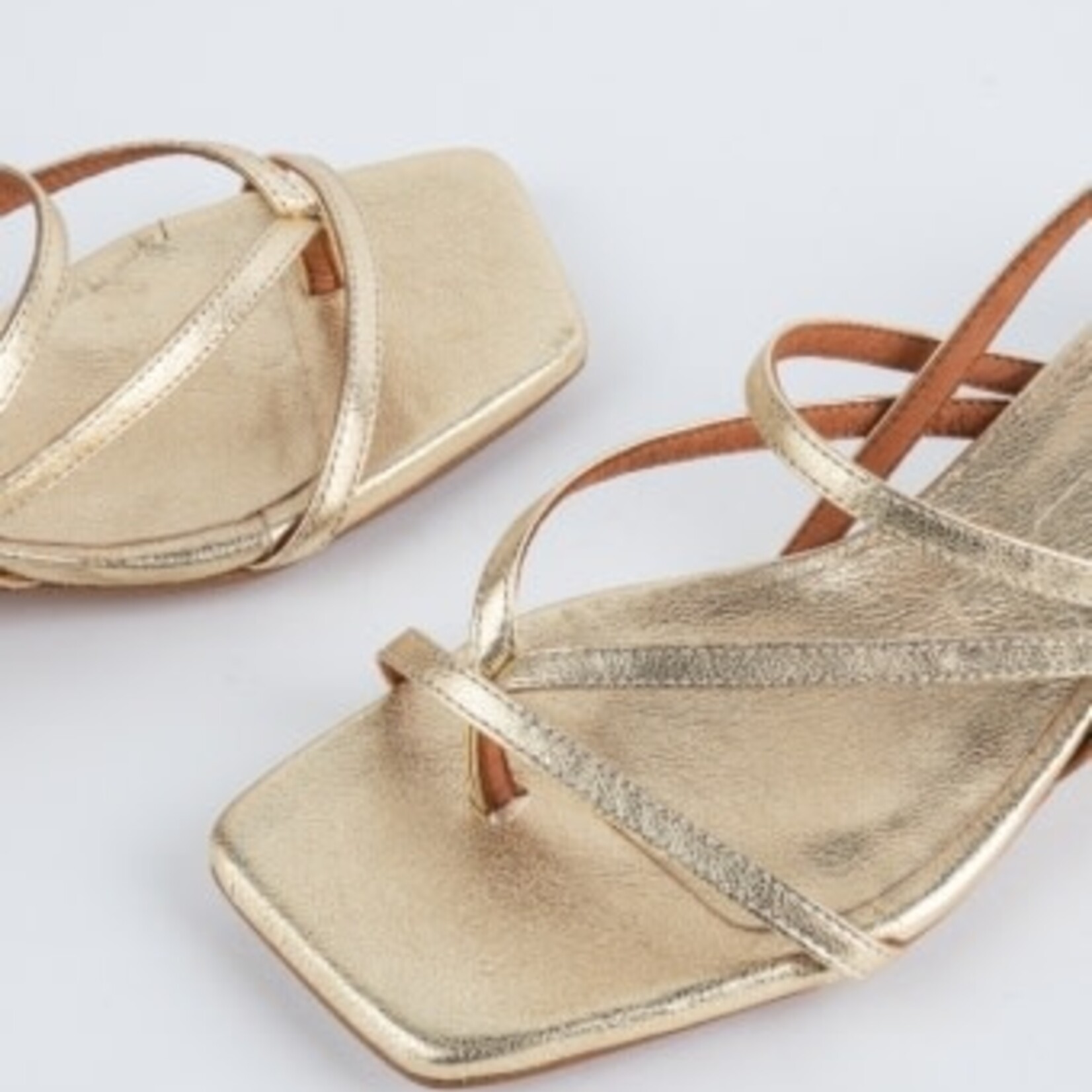 INTENTIONALLY BLANK PUP STRAPPY HEEL