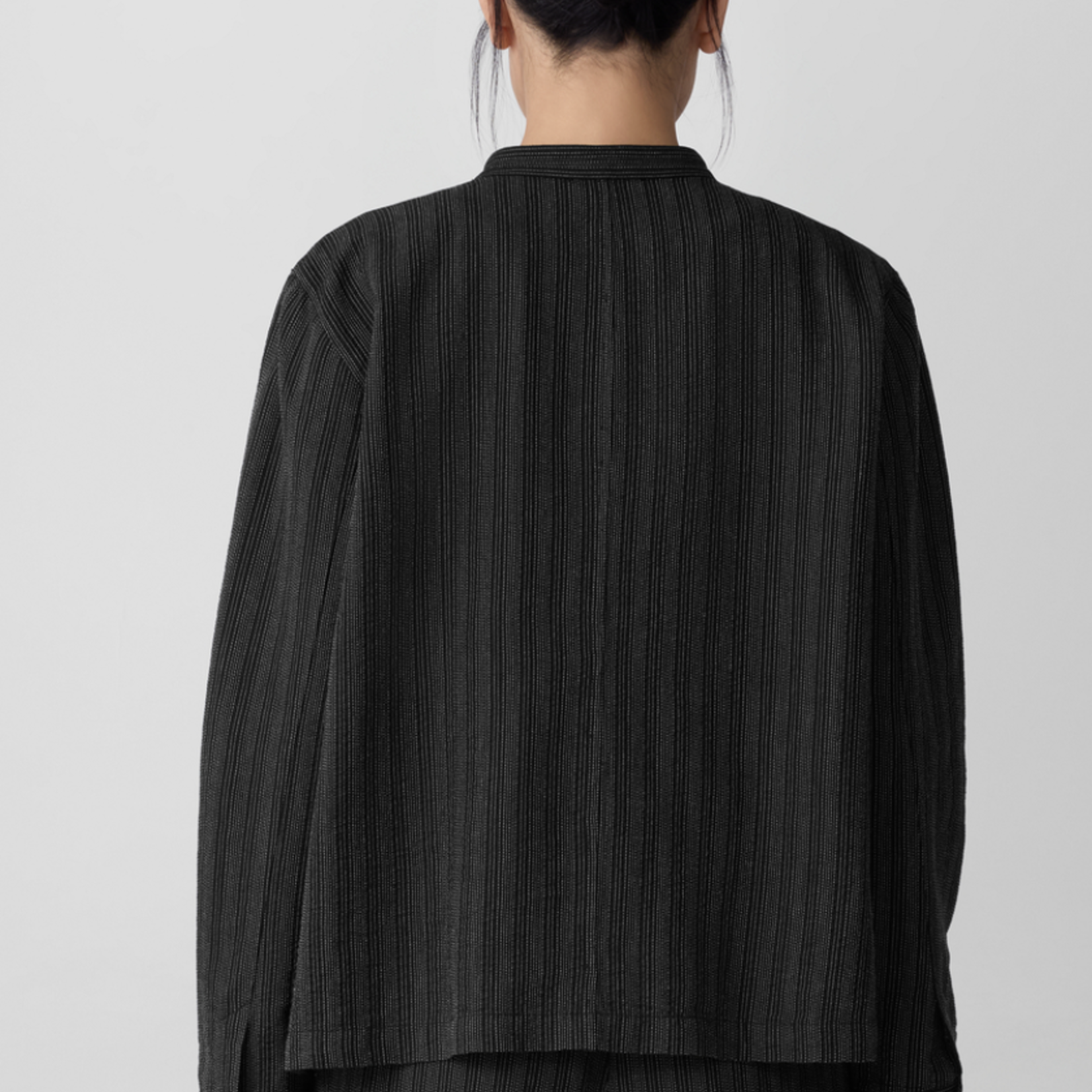 EILEEN FISHER COTTON SHIRT JACKET