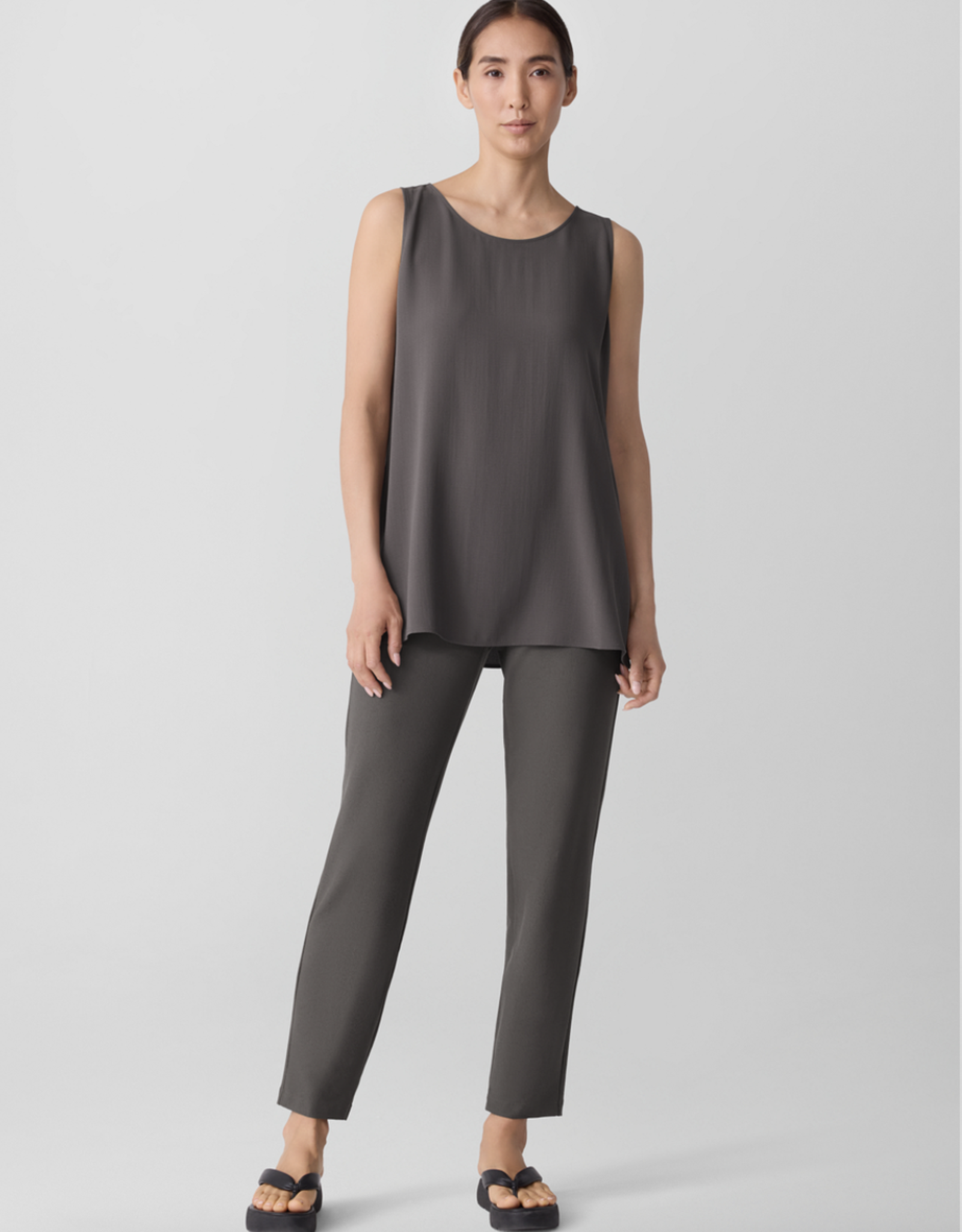 EILEEN FISHER STRETCH CREPE PANT