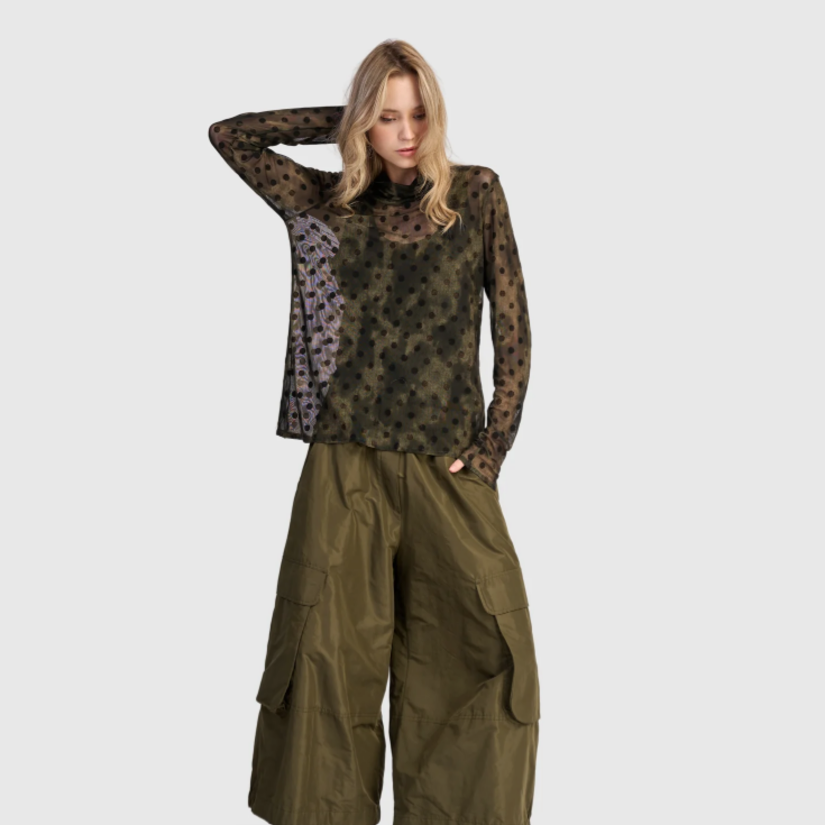 ALEMBIKA URBAN BRIAR MESH TURTLENECK