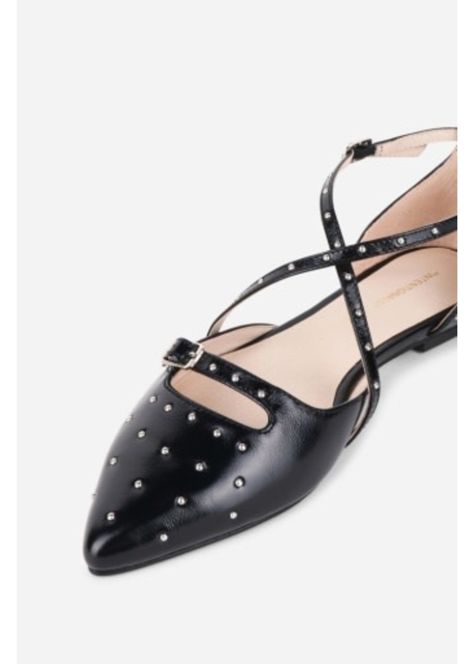 INTENTIONALLY BLANK CROWD STUDDED FLAT