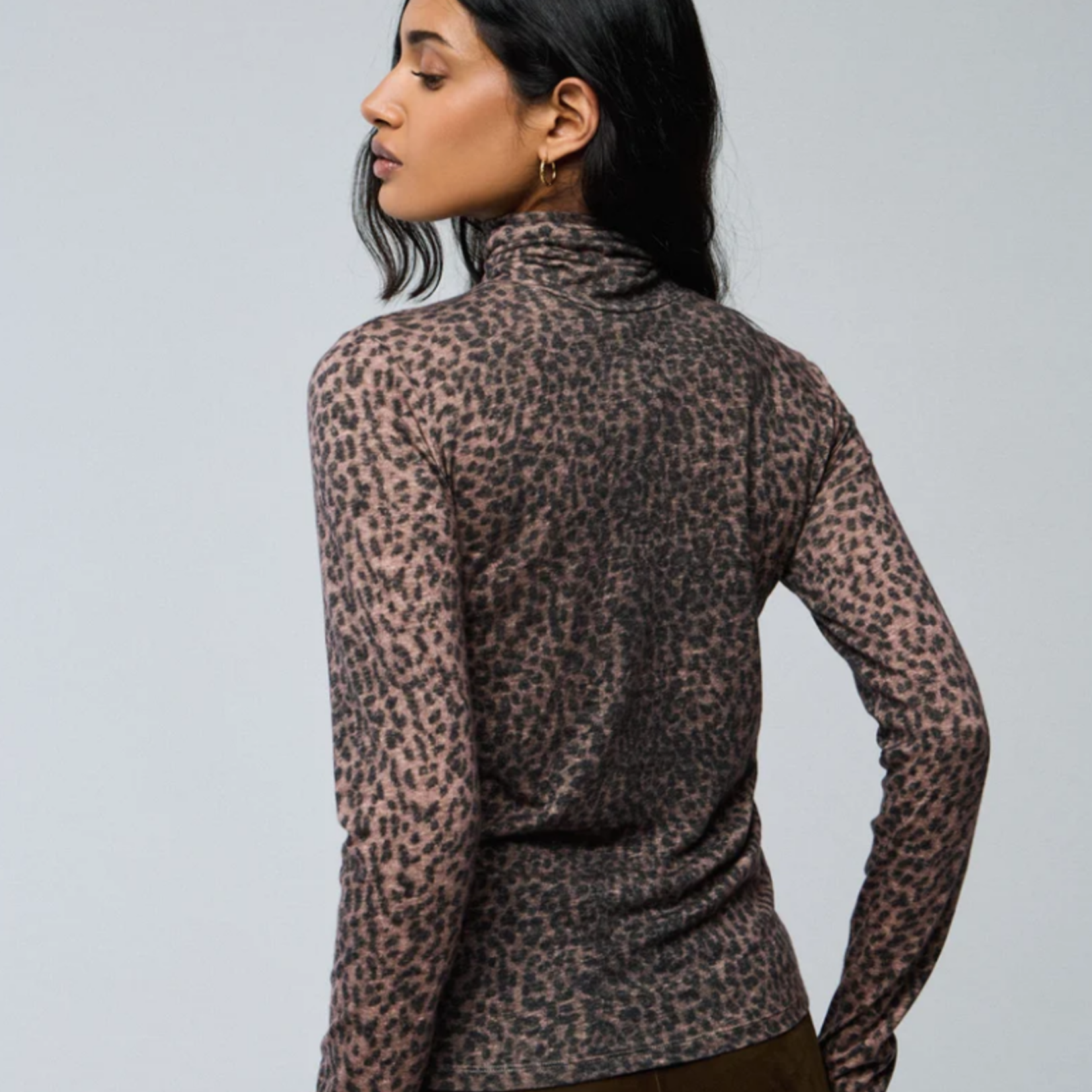 MAJESTIC COTTON CASHMERE TURTLENECK