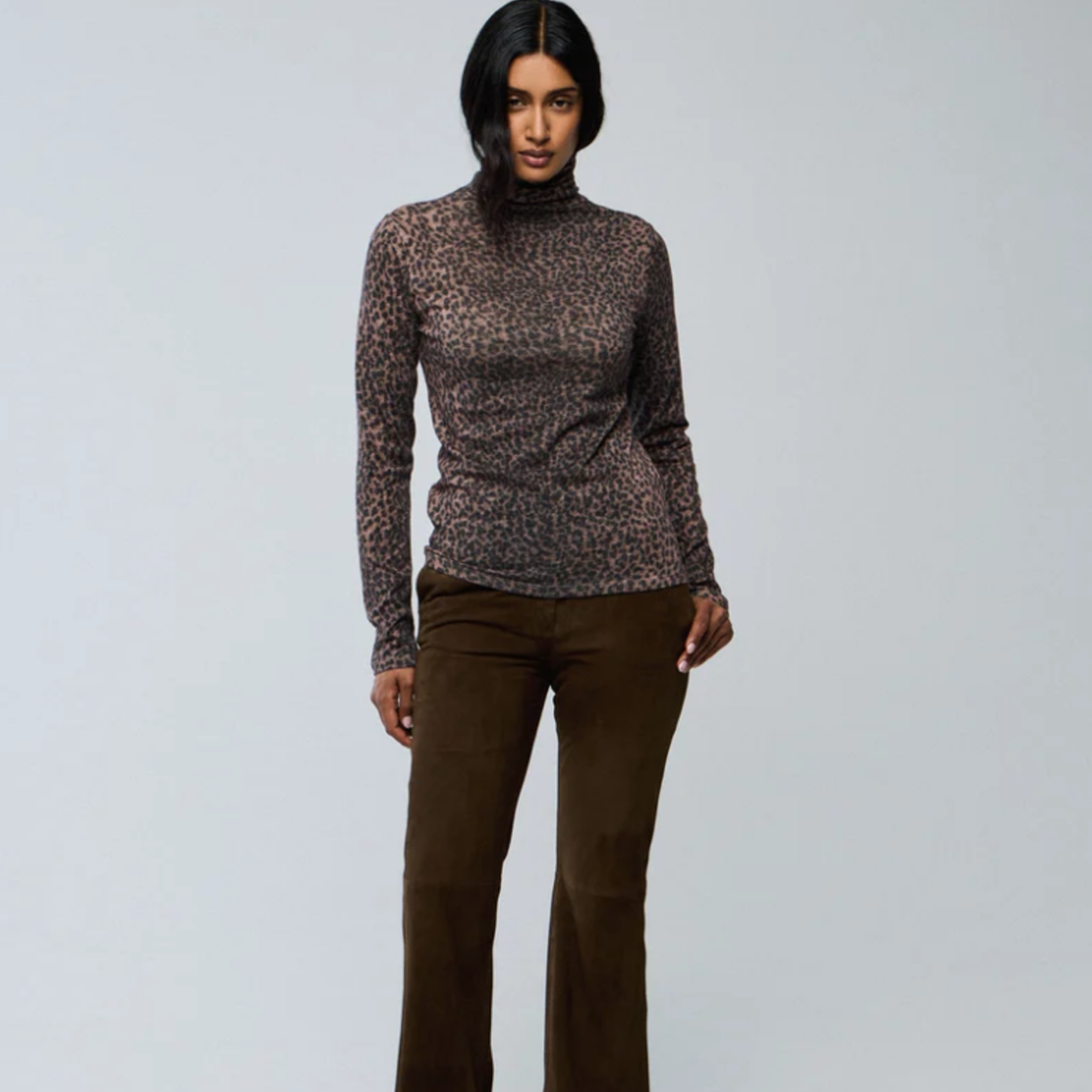 MAJESTIC COTTON CASHMERE TURTLENECK