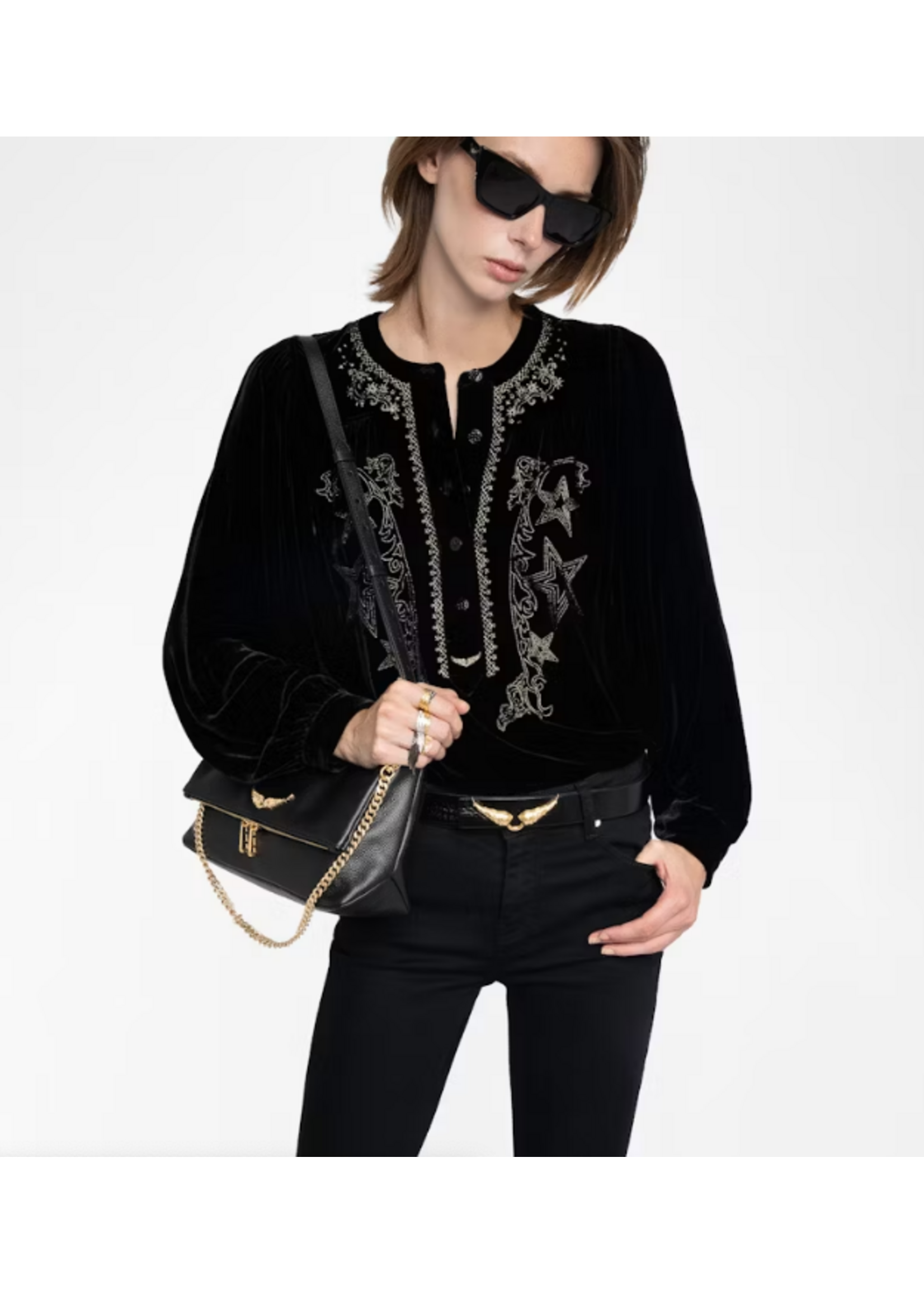ZADIG & VOLTAIRE TIGY BLOUSE