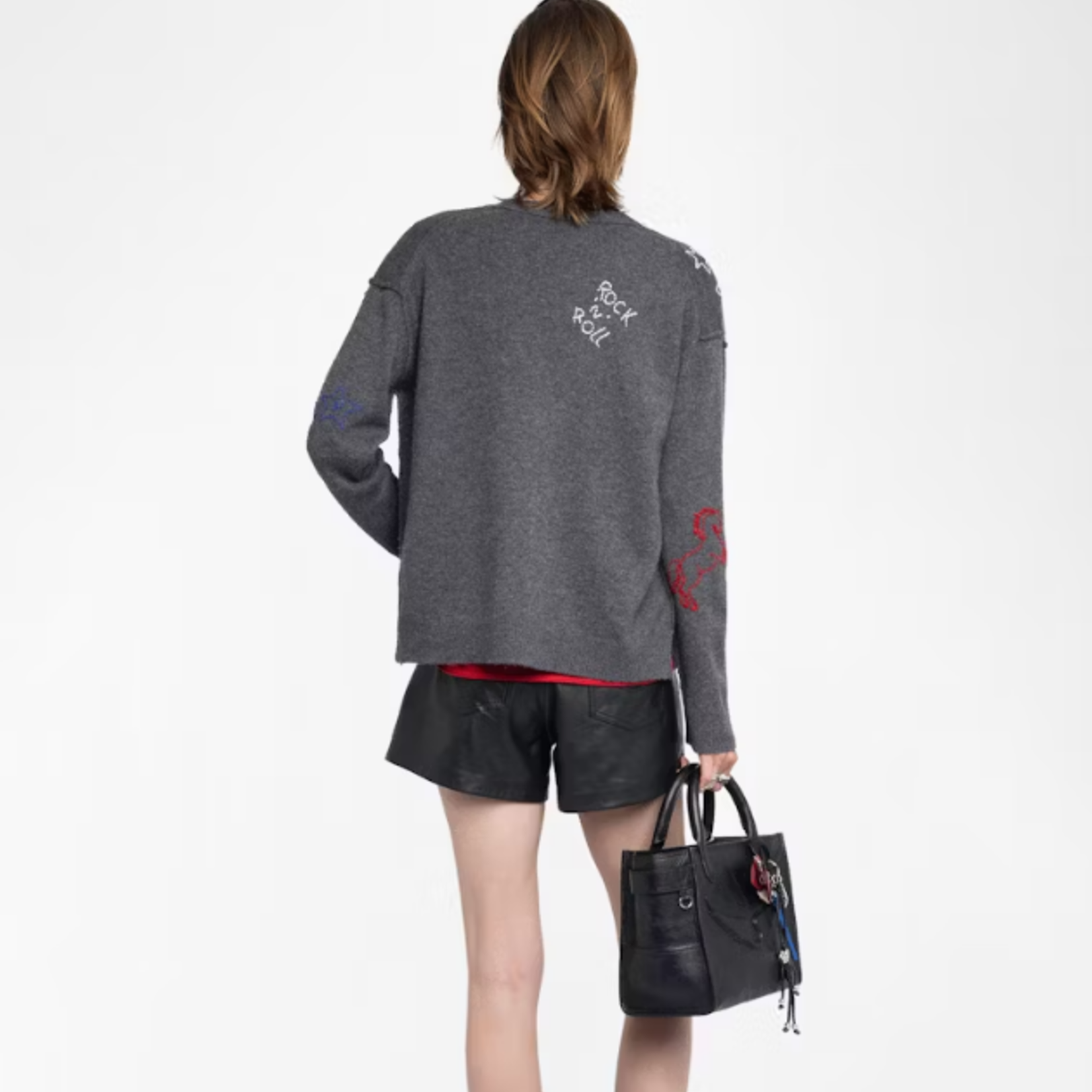 ZADIG & VOLTAIRE MIRKAZ CASHMERE CARDIGAN