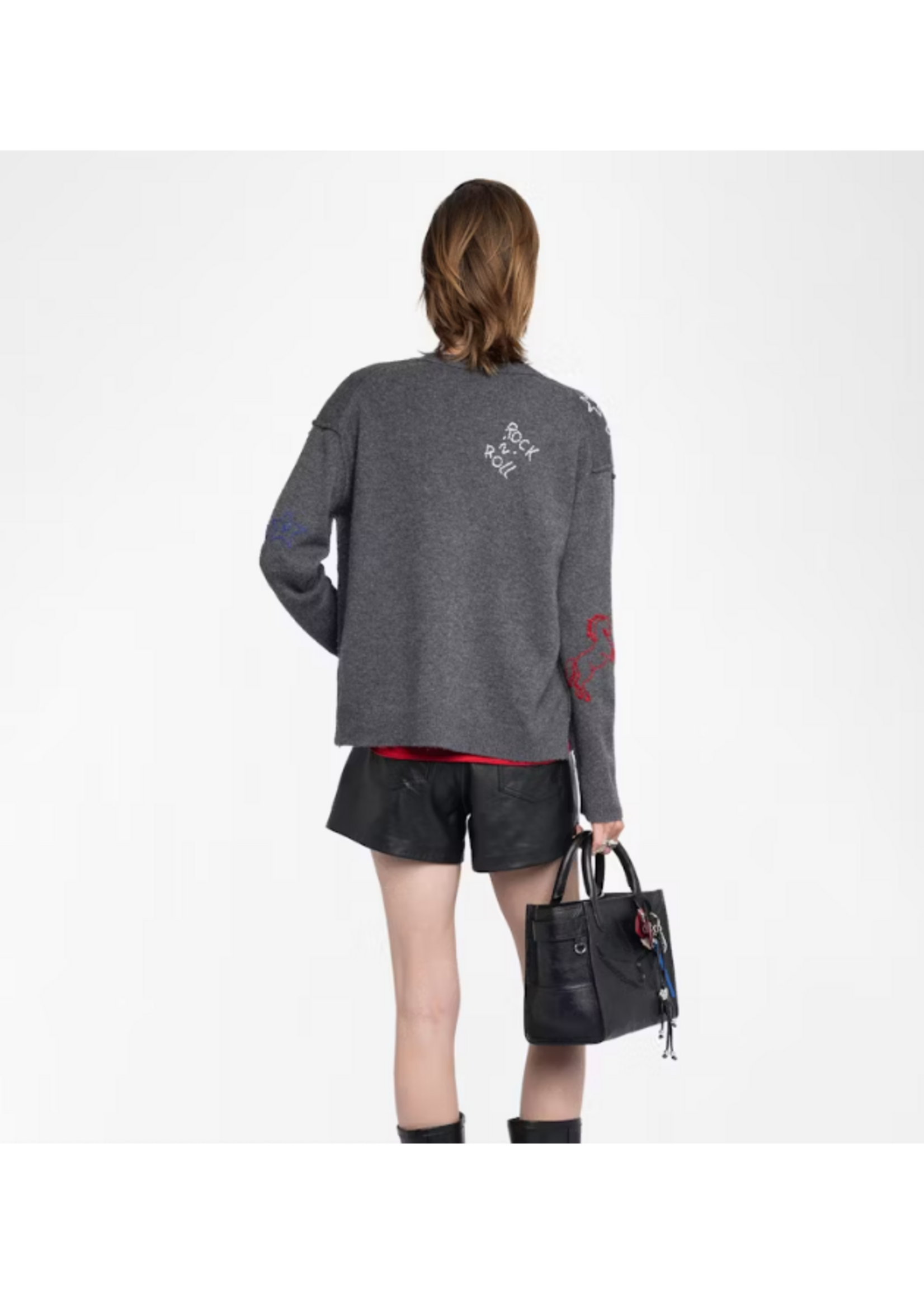 ZADIG & VOLTAIRE MIRKAZ CASHMERE CARDIGAN