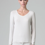 TRANSIT STRETCH JERSEY V NECK T-SHIRT