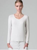 TRANSIT STRETCH JERSEY V NECK T-SHIRT