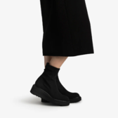 PEDRO GARCIA SORINA STRETCH WEDGE BOOT IN BLACK - B. Prince