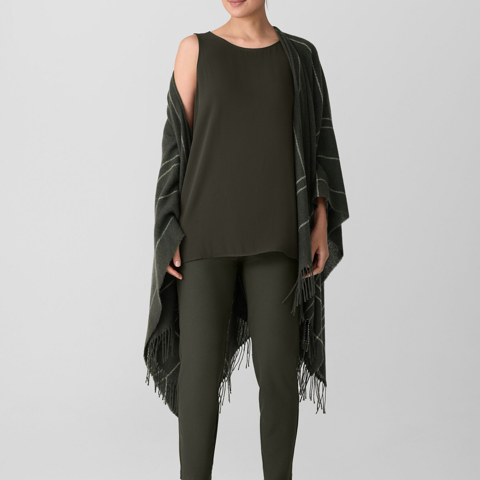 EILEEN FISHER STRETCH CREPE PANT