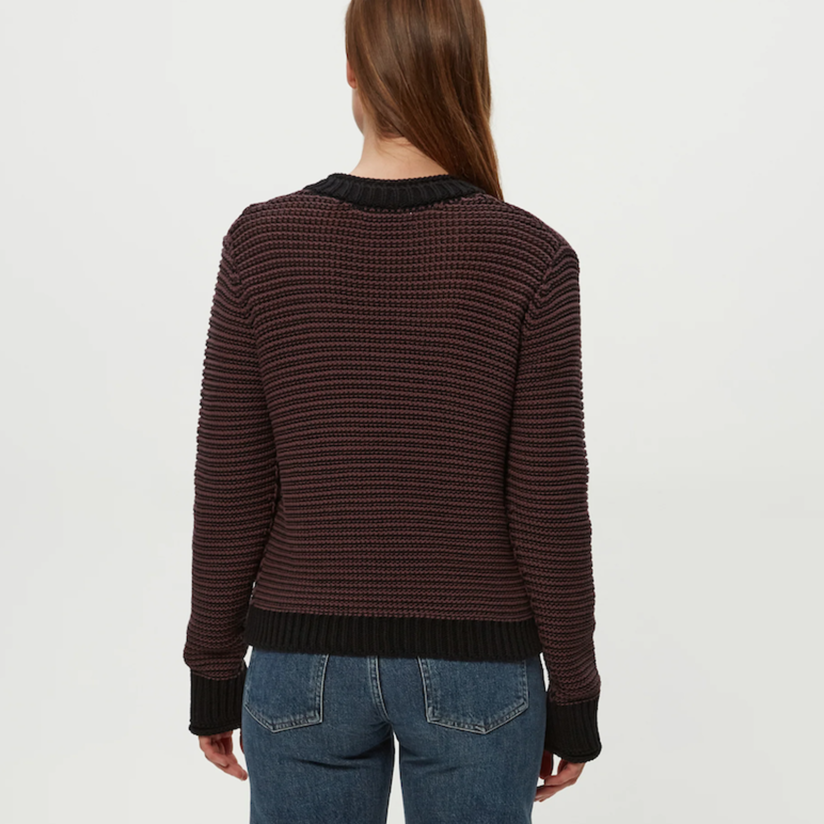 MICHAEL STARS LINDA V NECK PULLOVER