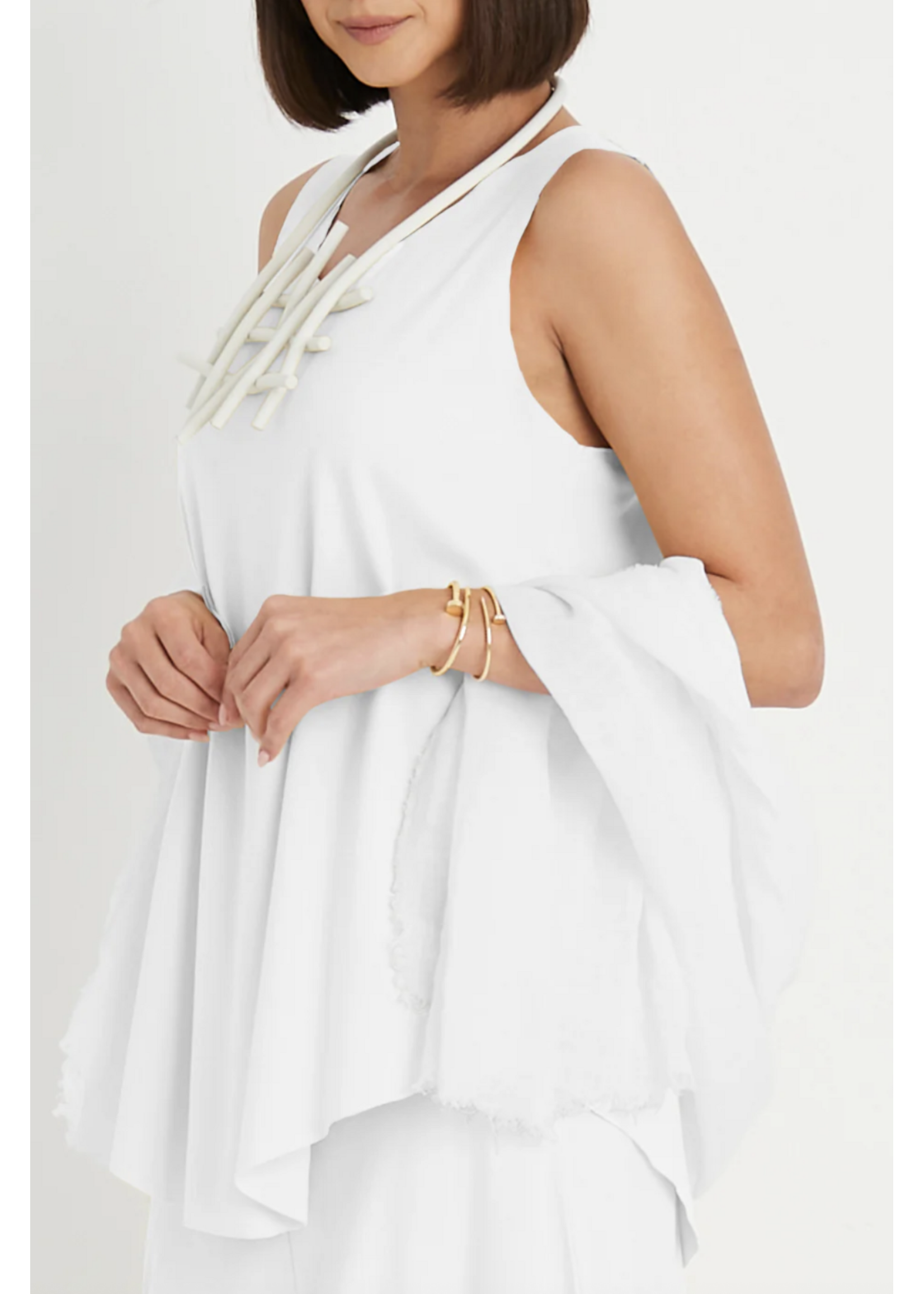 PLANET PIMA COTTON SHIRTTAIL TANK