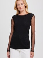 GOLDIE LEWINTER TULLE LONG SLEEVE TEE