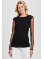 GOLDIE LEWINTER TULLE LONG SLEEVE TEE