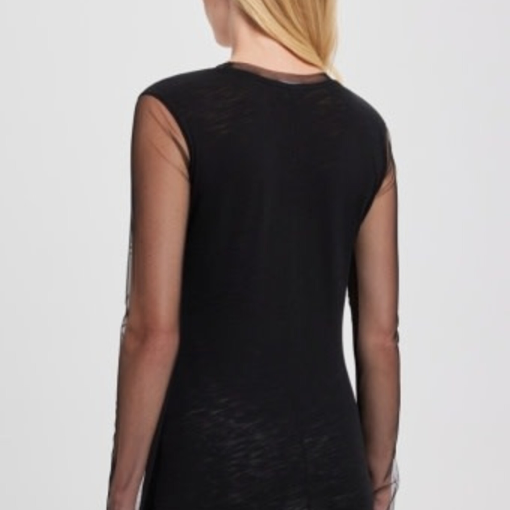 GOLDIE LEWINTER TULLE LONG SLEEVE TEE