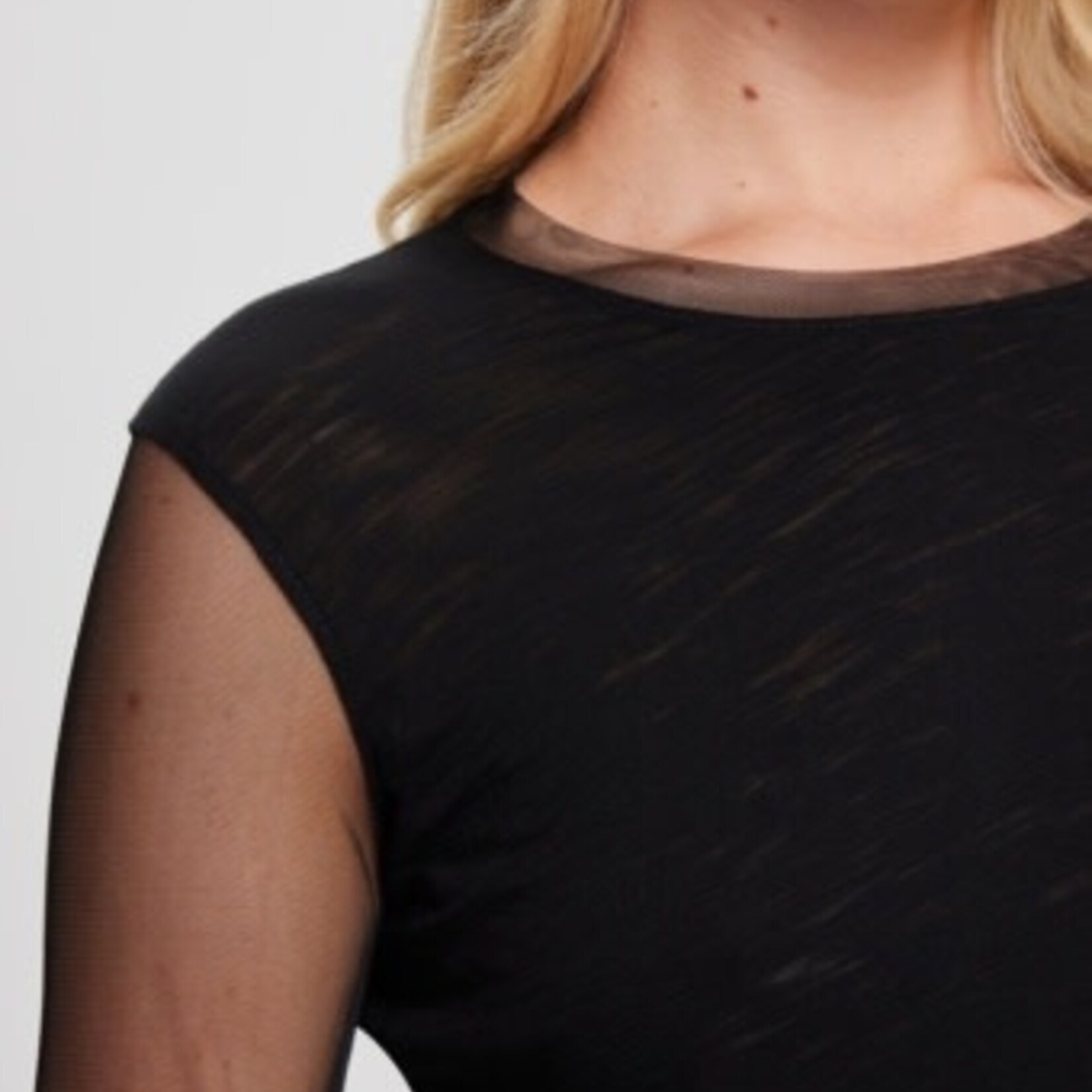 GOLDIE LEWINTER TULLE LONG SLEEVE TEE