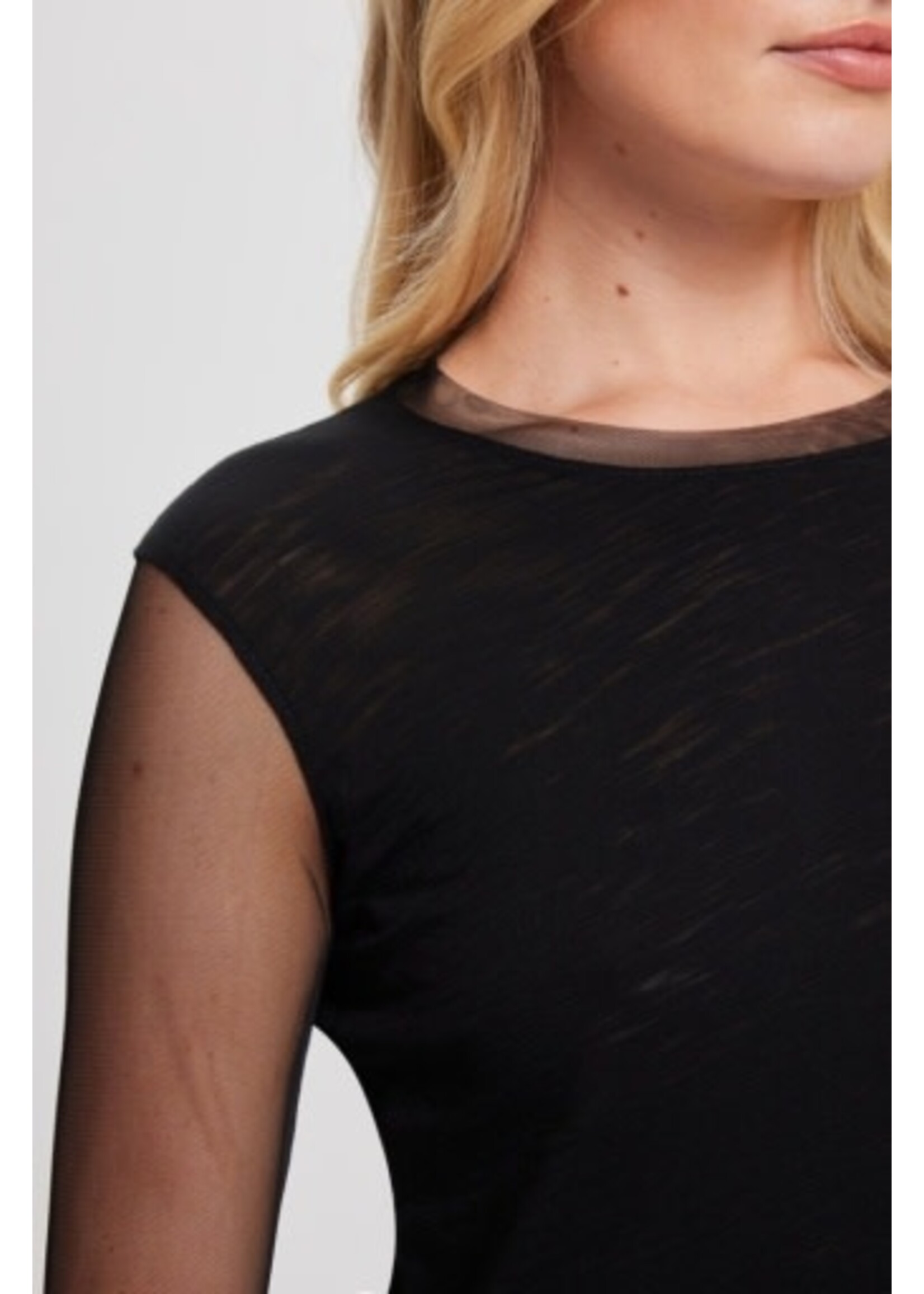 GOLDIE LEWINTER TULLE LONG SLEEVE TEE