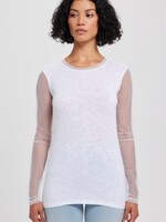 GOLDIE LEWINTER TULLE LONG SLEEVE TEE