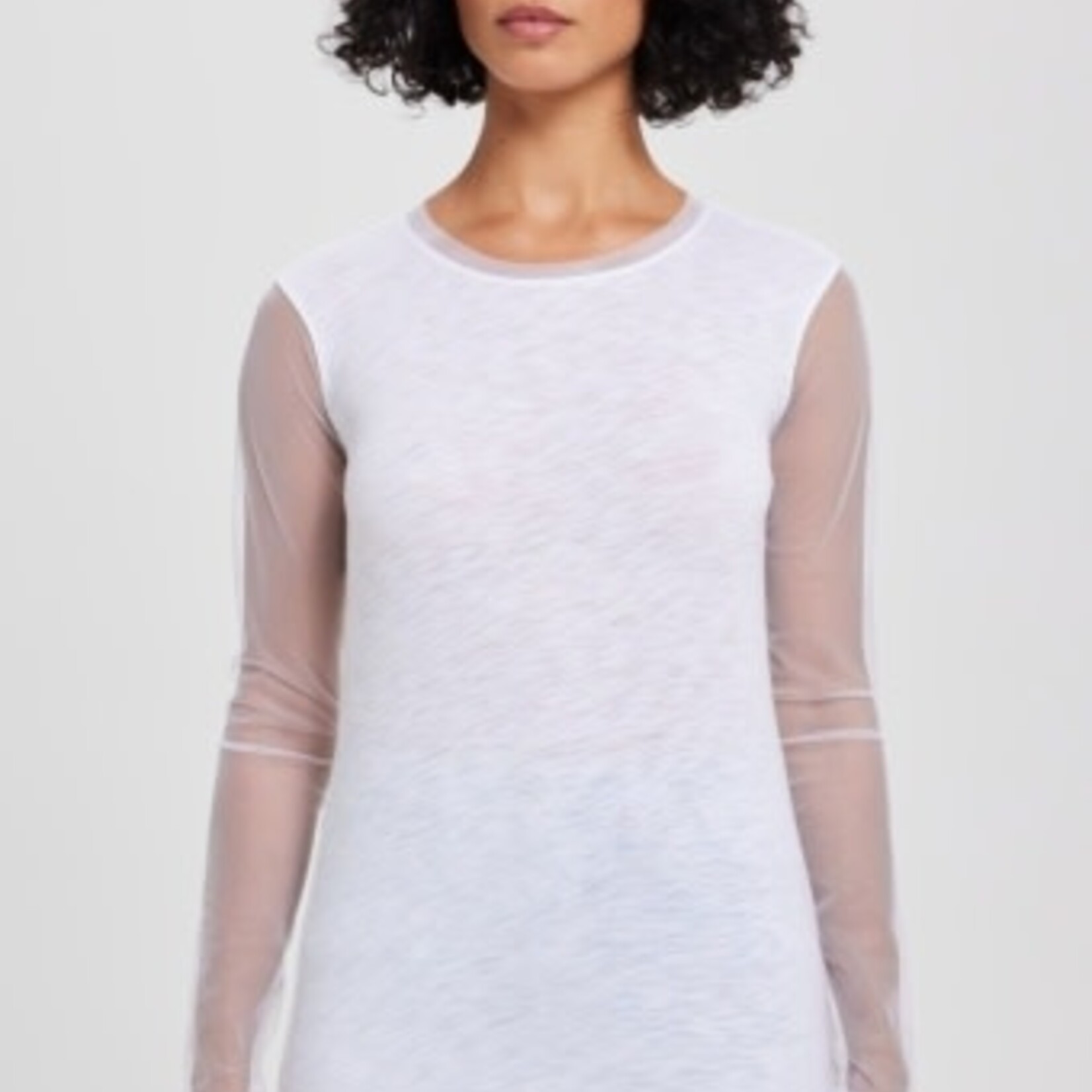 GOLDIE LEWINTER TULLE LONG SLEEVE TEE